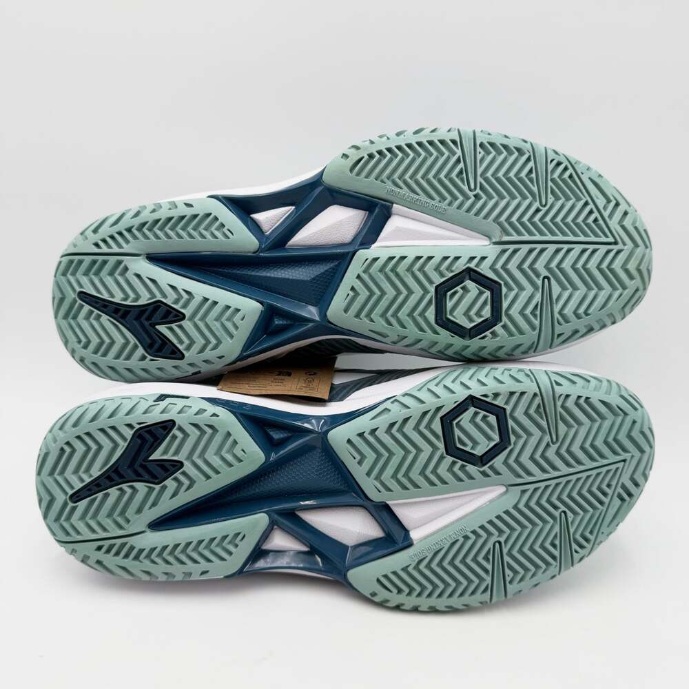 Diadora Womens Speed Competition 7+ AG Tennis Shoes Size 10 EU 41 Blue White NWT - Picture 12 of 14